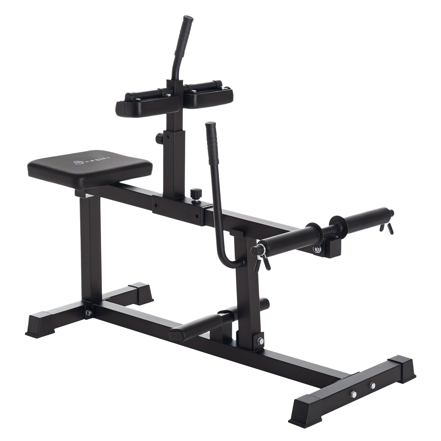 Seated Adjustable Leg Extension Machine with Plate Loaded