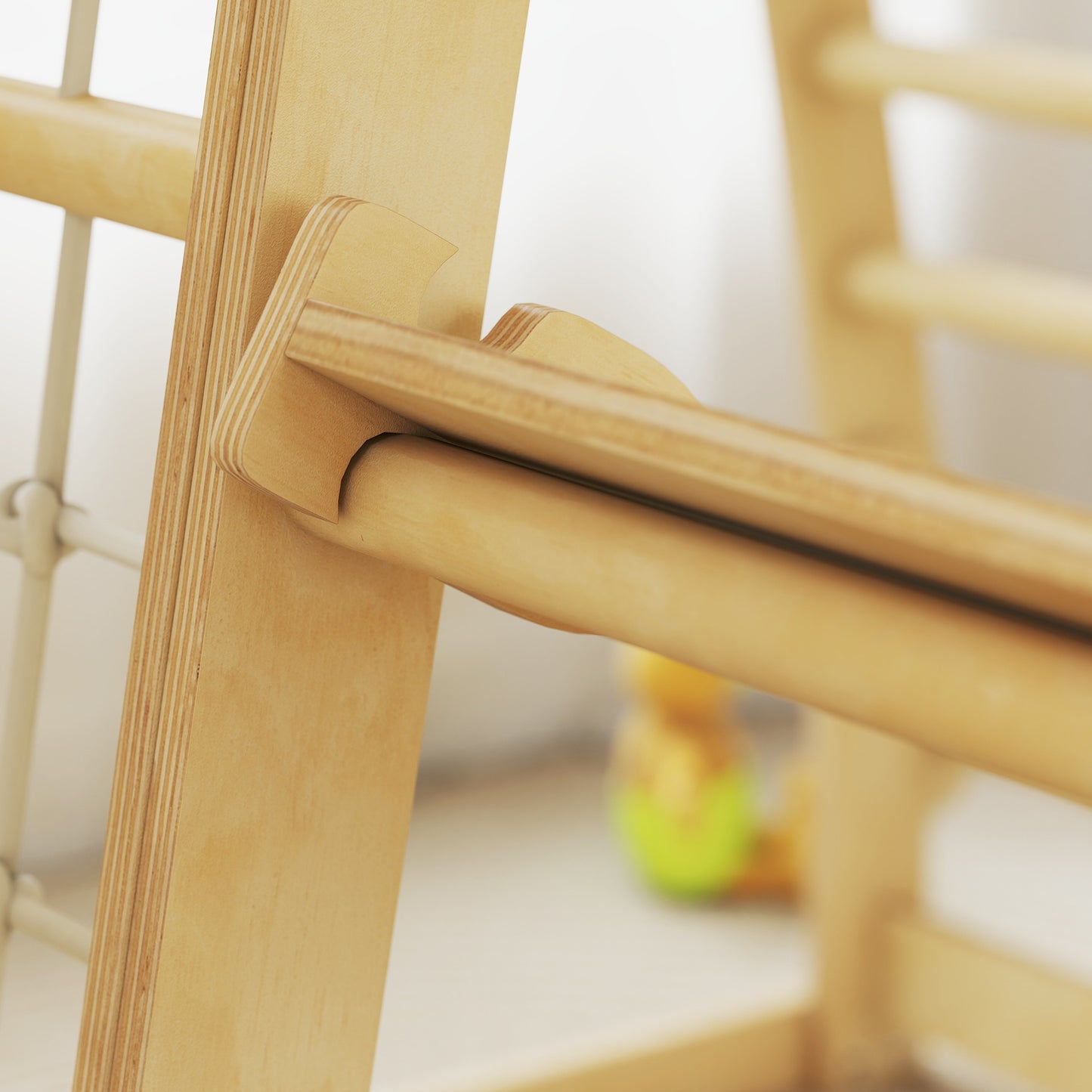 6 in 1 Kids Climbing Frame with Slide, Monkey Bars, Ladder