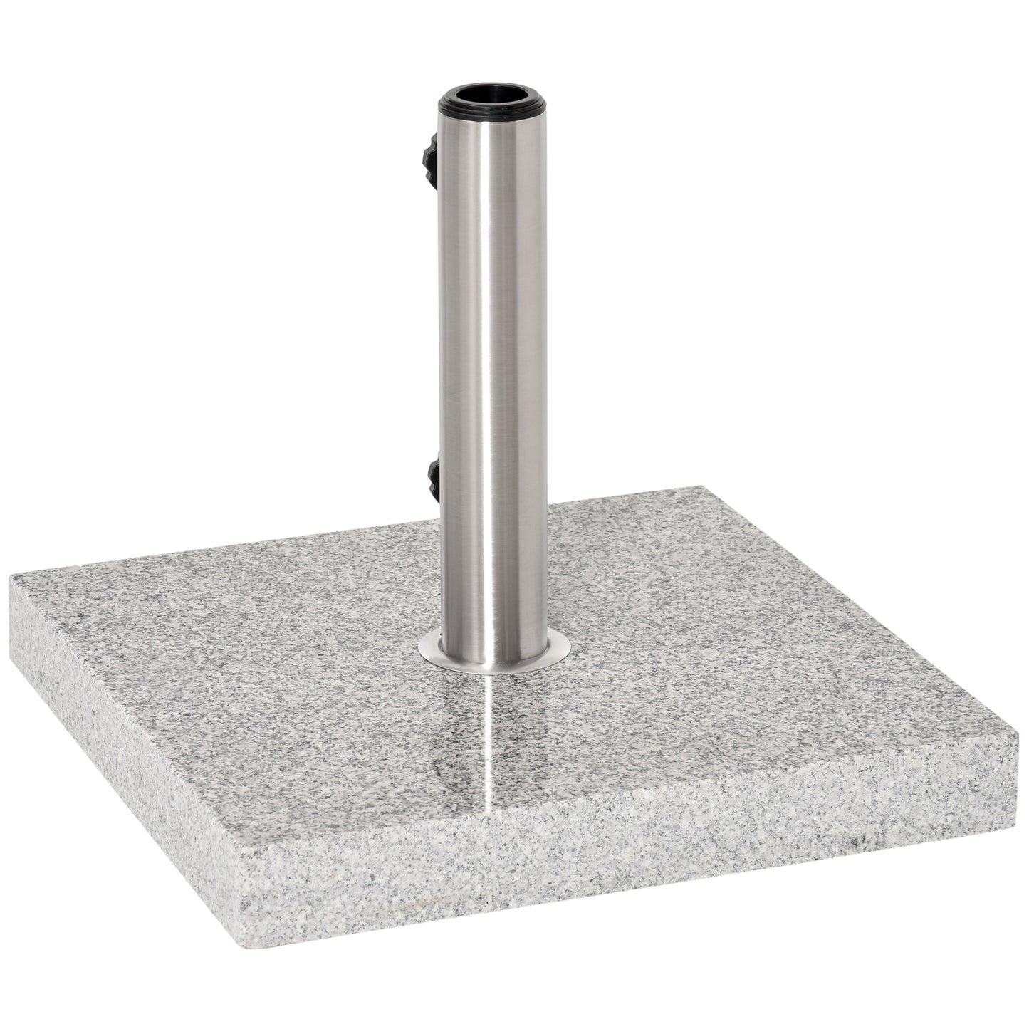 25KG Umbrella Base Parasol Holder Outdoor Wheel Marbel Lawn Garden