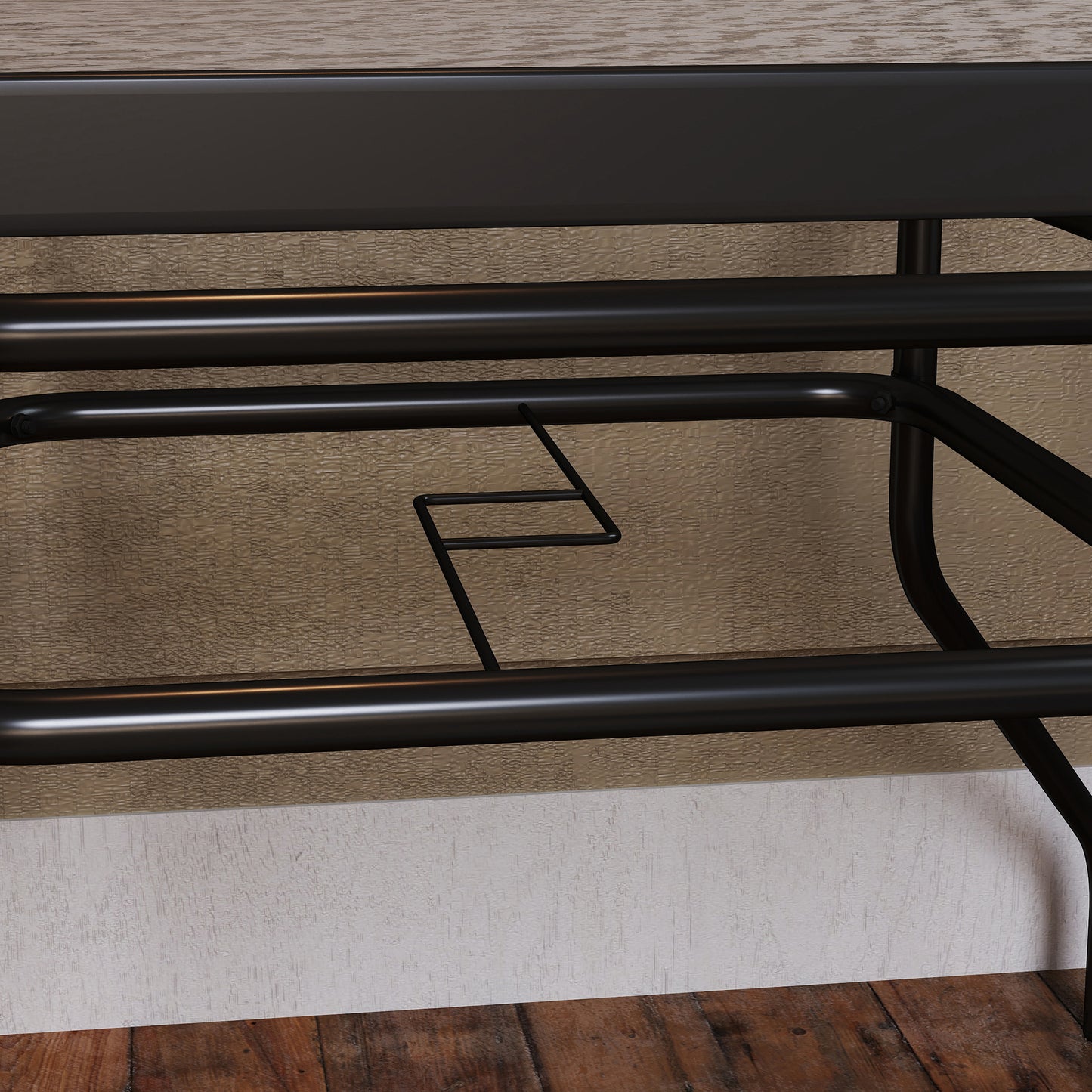 Square Patio Table, Glass Top Garden Dining Table 100 x 100cm
