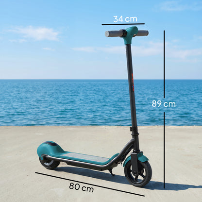 Electric Scooter, Lightweight E Scooter with LED Display, Green