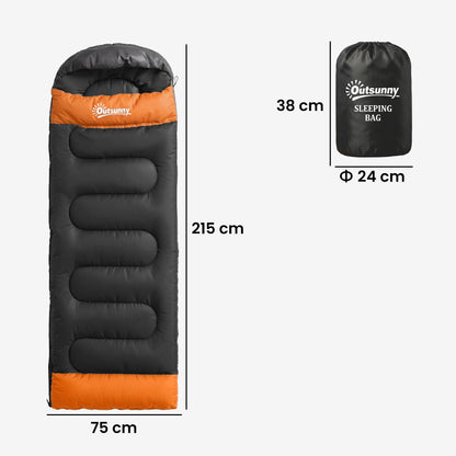 Sleeping Bag for Adults, Lightweight & Compact Sleeping Bag, Grey