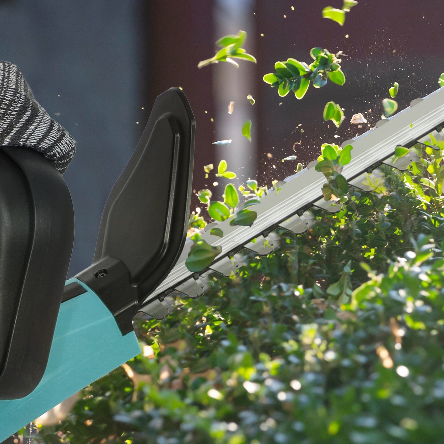 Cordless Hedge Trimmer with Brushless Motor, Blue