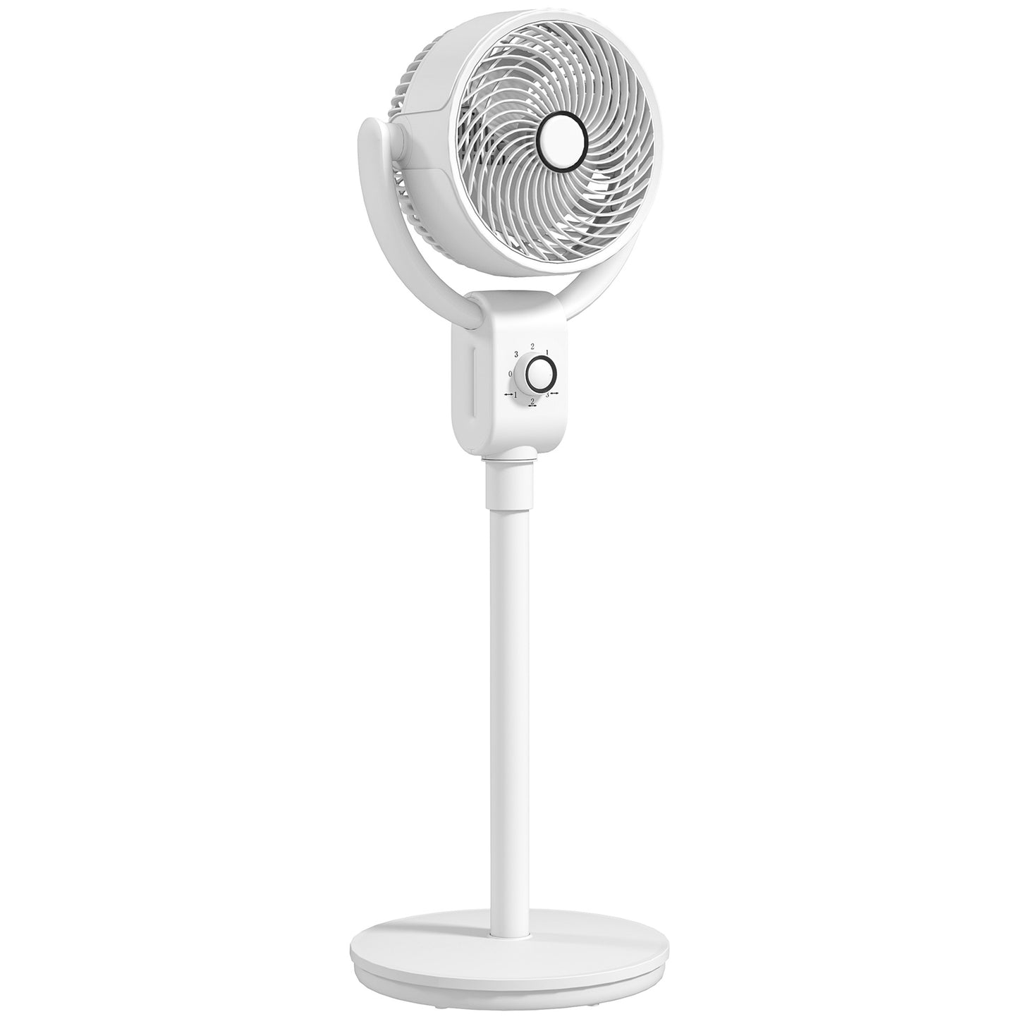Pedestal Fan, Air Circulation Fan with Oscillating, Tilt, for Home