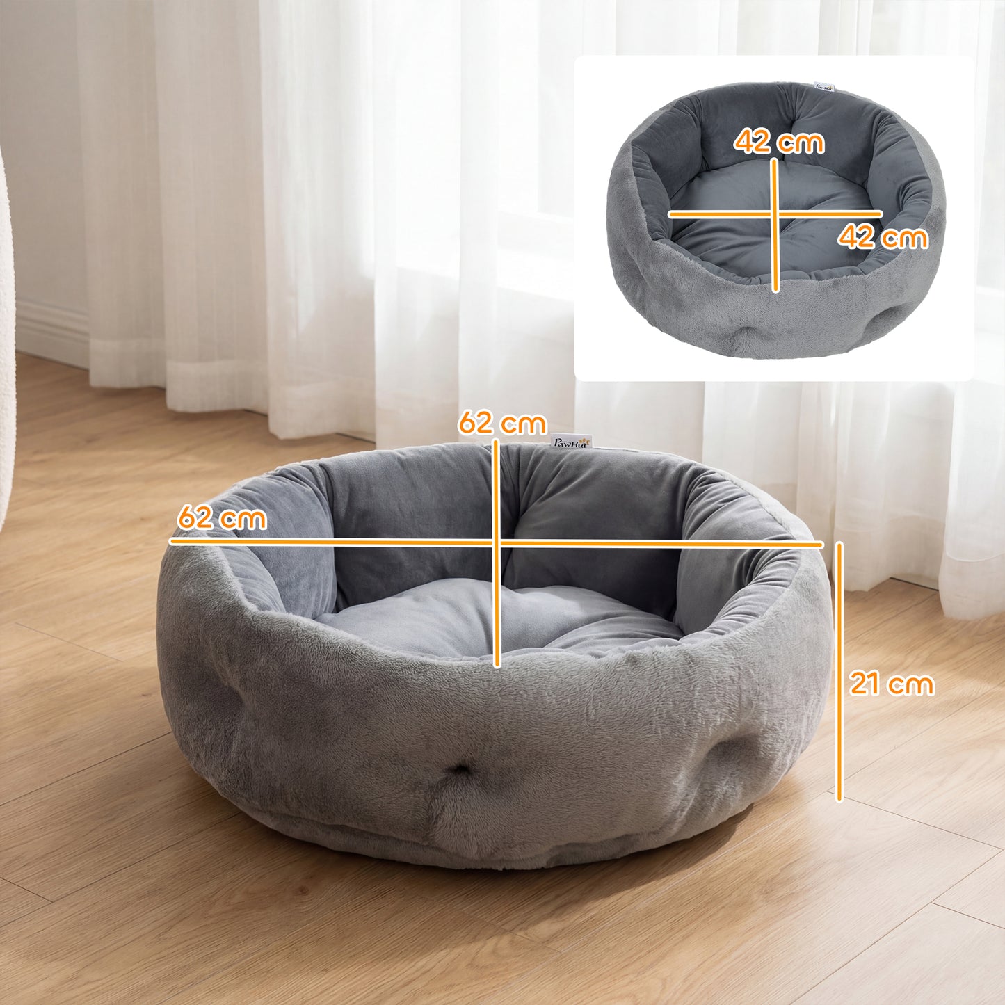 Cat Bed, Dog Pet Bed for Indoor Cats and Small Dogs