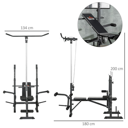 Warehouse Clearance Sale - Adjustable Weight Bench Multifunction Full Body Workout Bench