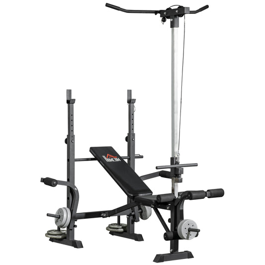 Warehouse Clearance Sale - Adjustable Weight Bench Multifunction Full Body Workout Bench