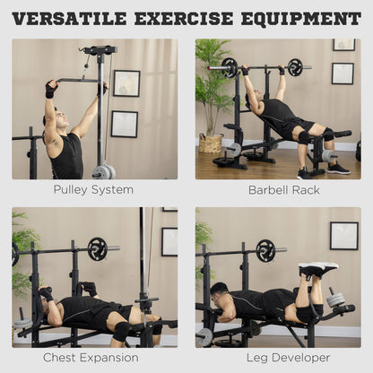 Warehouse Clearance Sale - Adjustable Weight Bench Multifunction Full Body Workout Bench