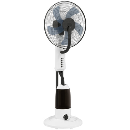 Spray Misting Fan, Floor Fan with Water Mist Spray and 3 Speeds