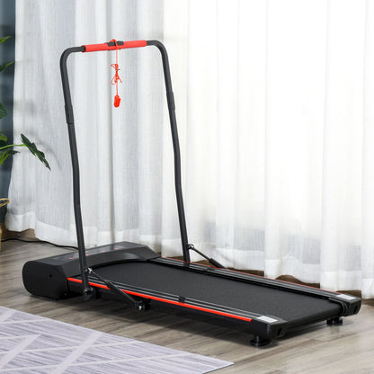 Foldable Walking Machine Treadmill 1-6km/h with LED Display & Remote Control Exercise Fitness for Home