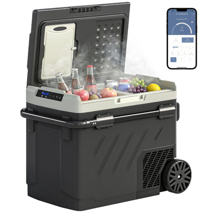 49L Compressor Car Fridge Freezer, Dual Zone with App Control
