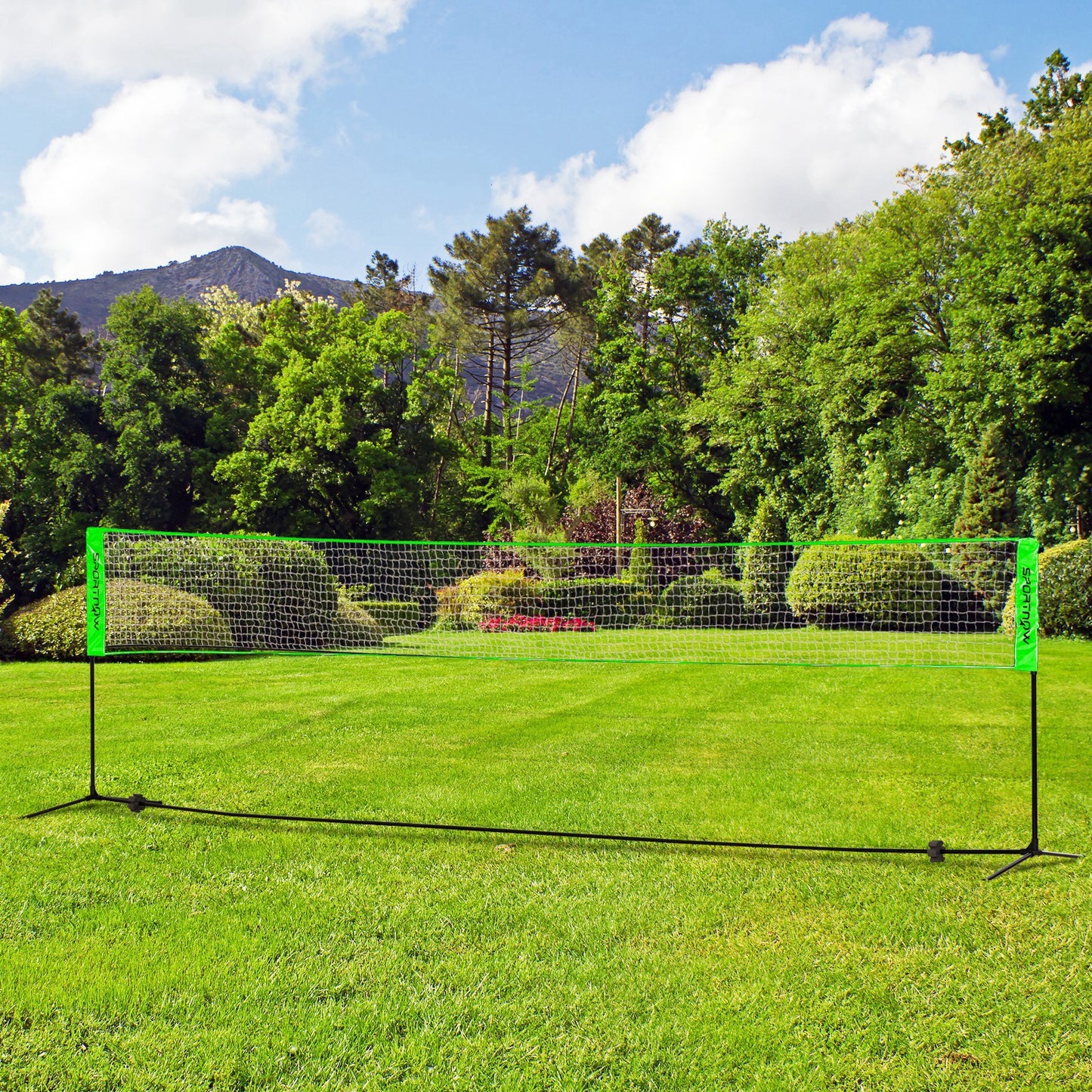 Badminton Net Set, Height Adjustable Net for Pickleball Volleyball