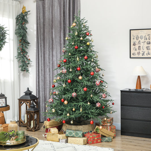 7 ft Christmas Tree, Full Spruce Xmas Tree, Easy Assembly