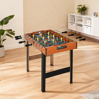 Football Table Heavy Duty  84.5cm for Arcades, Pub, Game Room, 8 Rods, 2 Foosballs