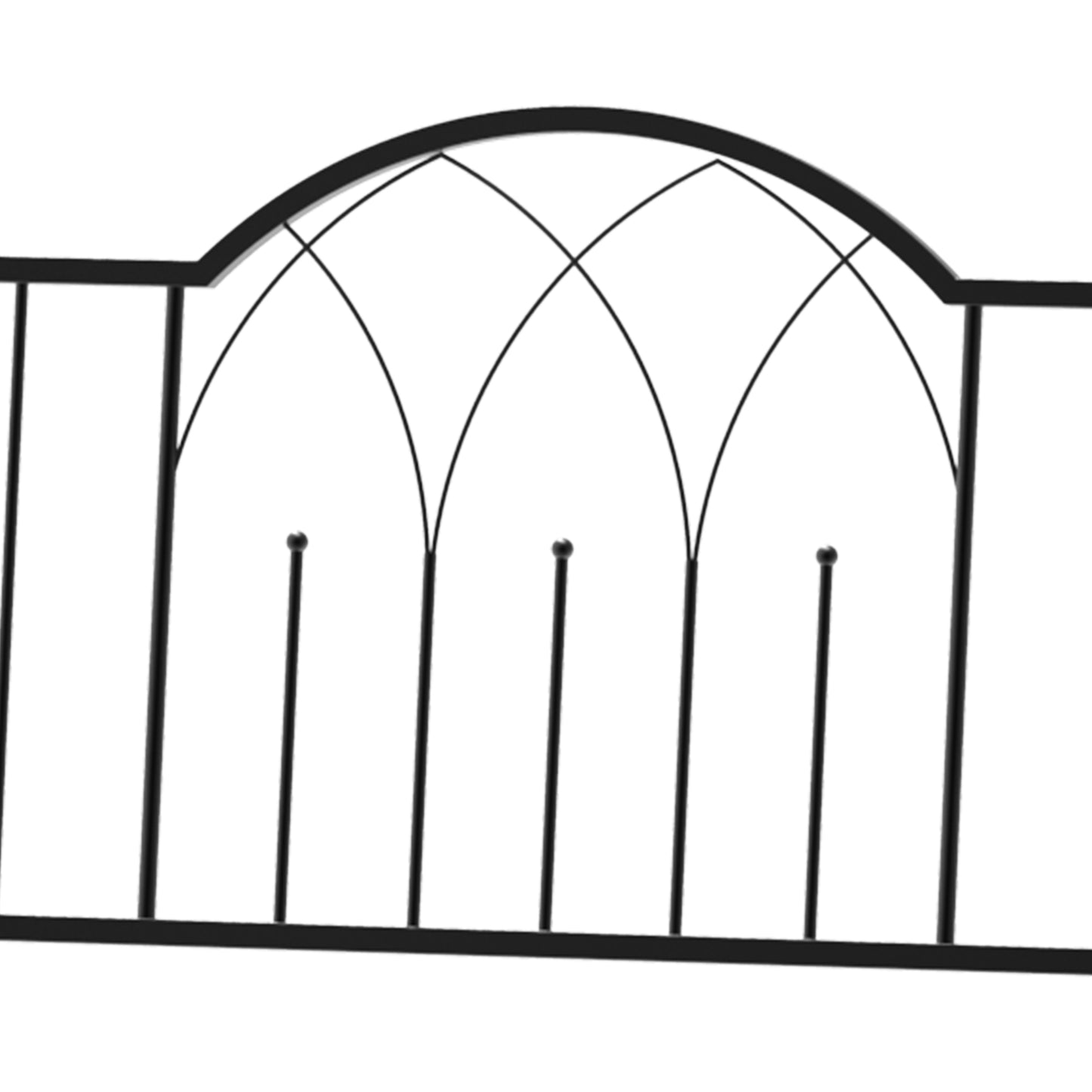 Garden Arch Bench Outdoor Patio Trellis Arbor for Climbing Plant