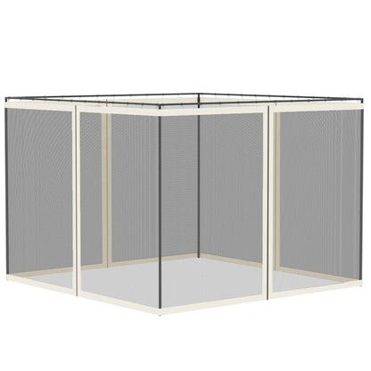 302 x 207cm Universal Replacement Gazebo Mesh Netting Screen Walls