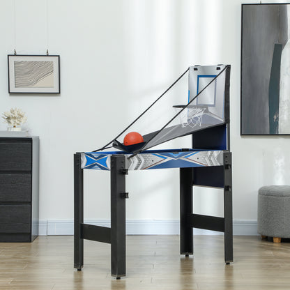 5 in 1 Multi Games Table Combo Sports Game Table for Kids, Blue