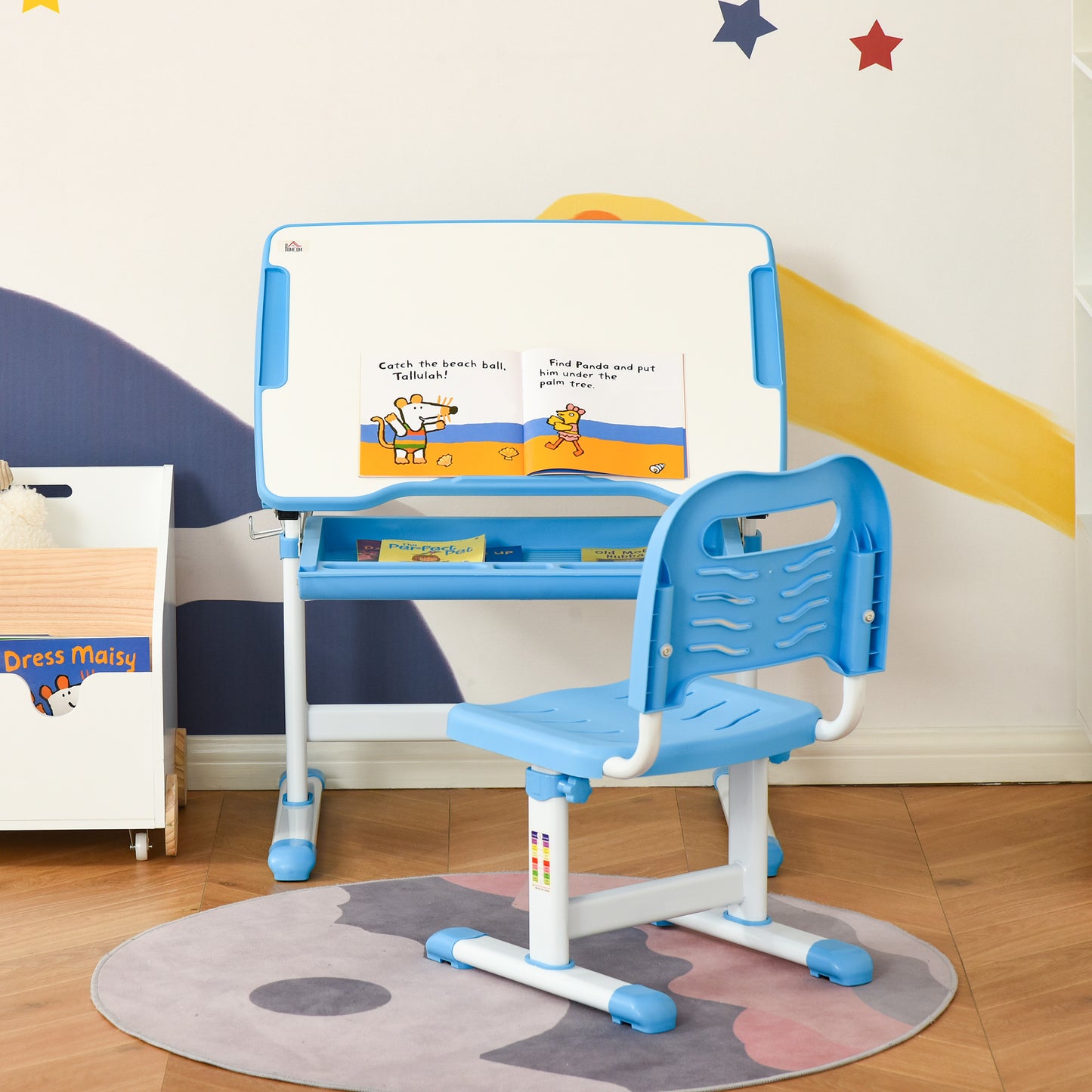 Children''s Study Table And Chair Set
