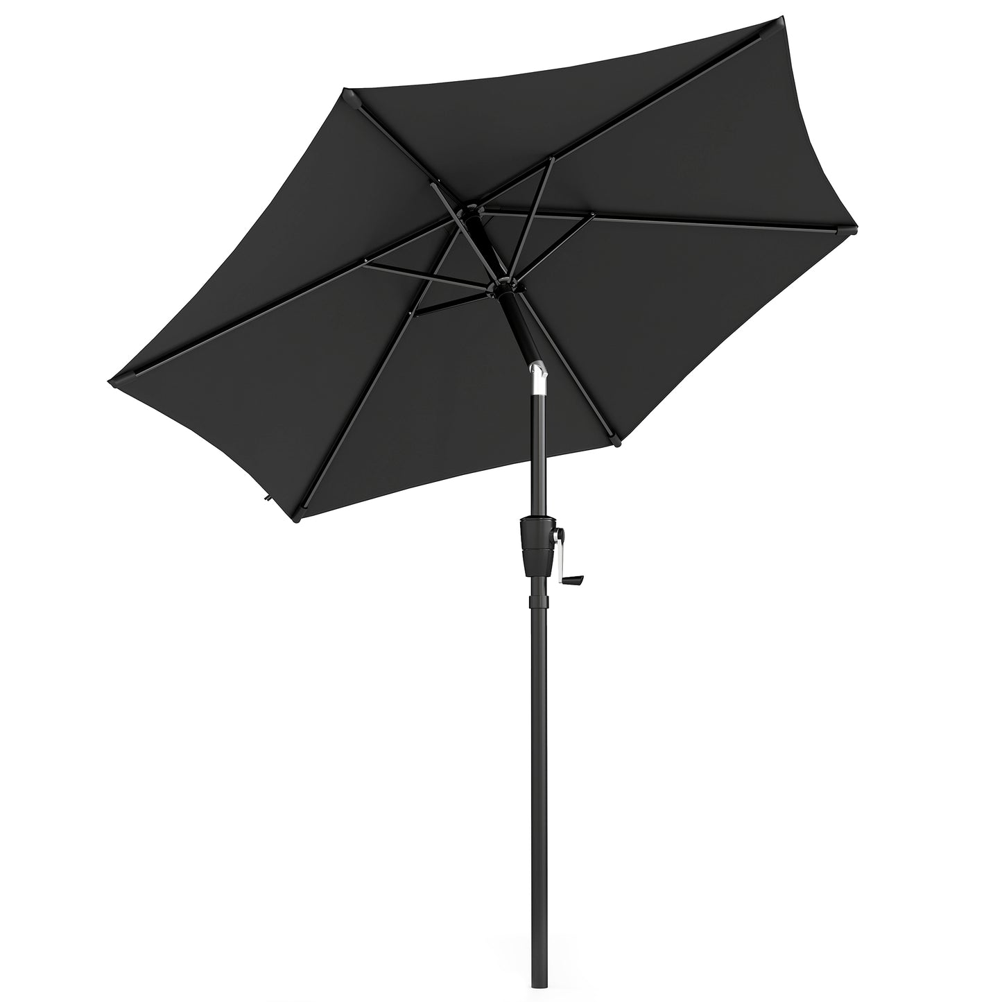 Garden Parasol, 2m Outdoor Table Parasol Umbrella with Tilt