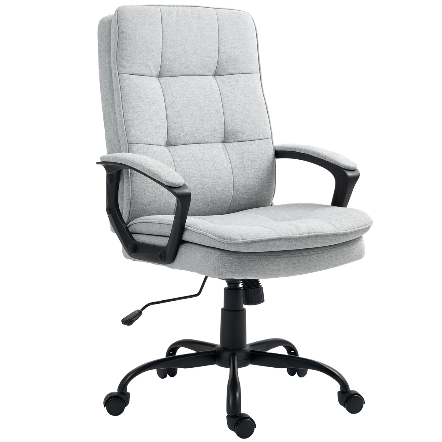 Office Chair, Computer Desk Chair with Dual-Layer Padding, Grey