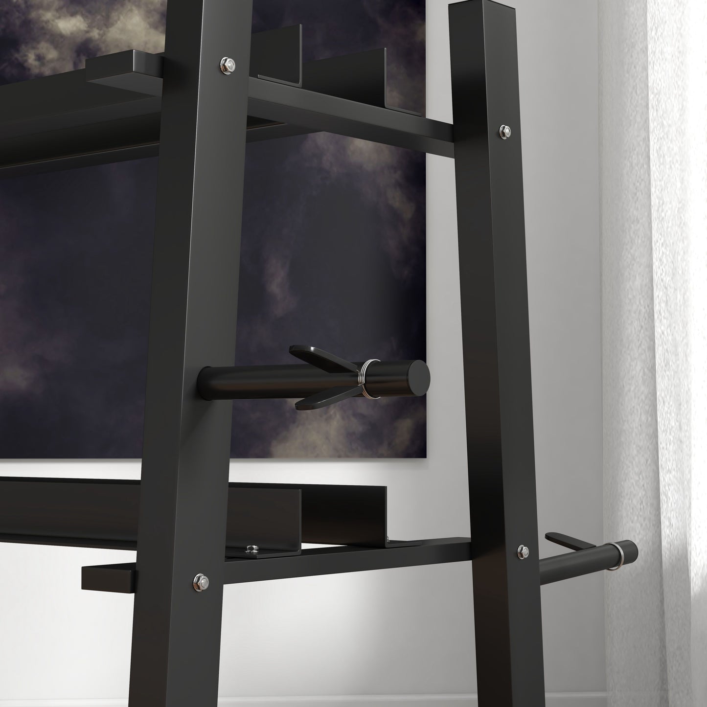 3-Tier Dumbbell Rack for Dumbbells, Kettlebells&Plates (Rack Only)