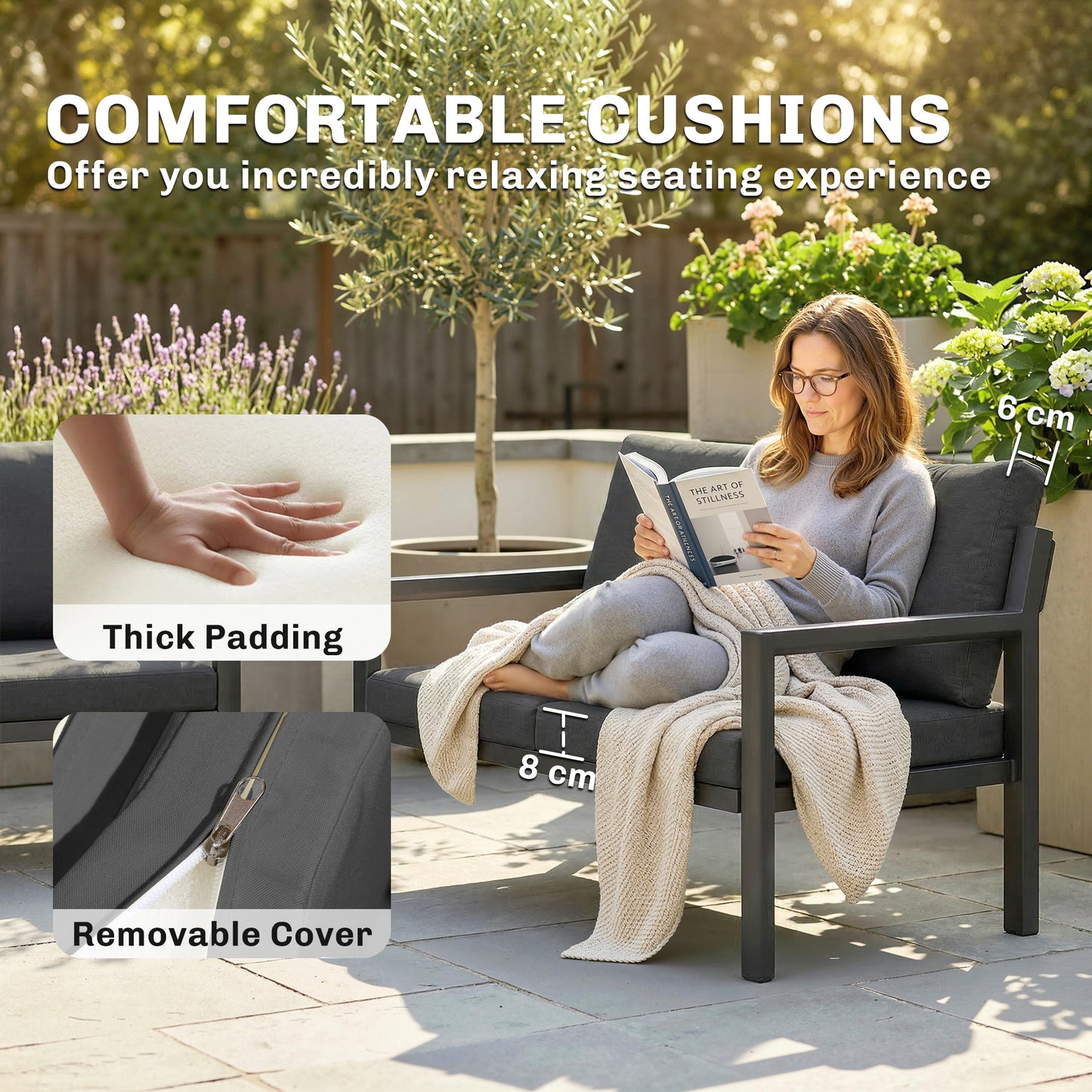 Rattan Garden Furniture Set, Outdoor Furniture Conversation Set