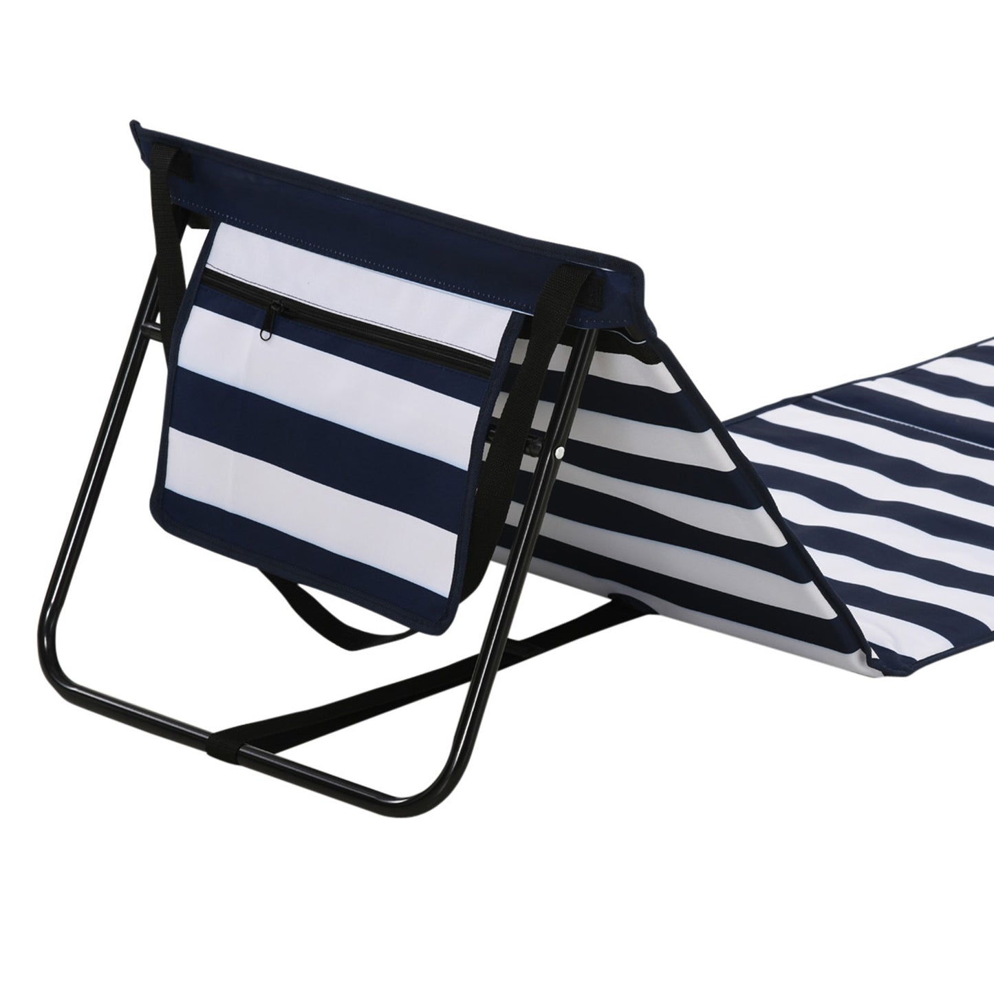 Garden Beach Chair Mat, Sun Lounger Seats with Adjustable Back