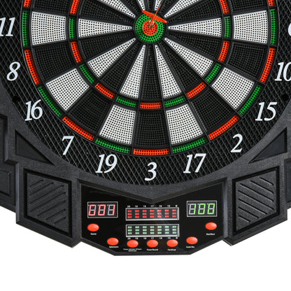 27 Games Dart Board Dartboard Set Electronic LED Darts Game Display Party