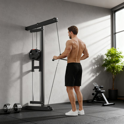 Wall Mounted Crossover Cable Machine Lat Pull Down Machine