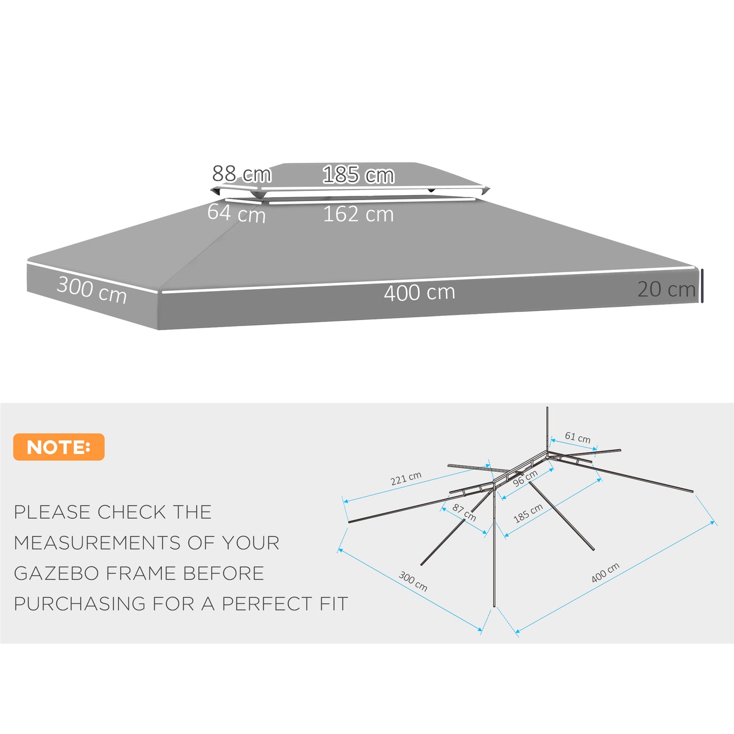 Replacement Canopy Top