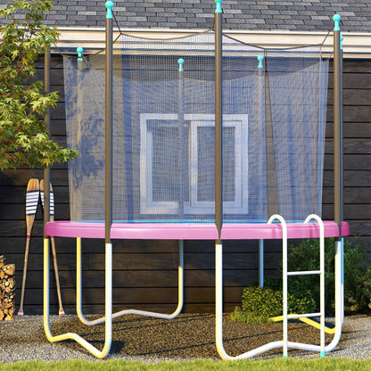 12FT Trampoline Pad Spring Cover, Waterproof, Pink