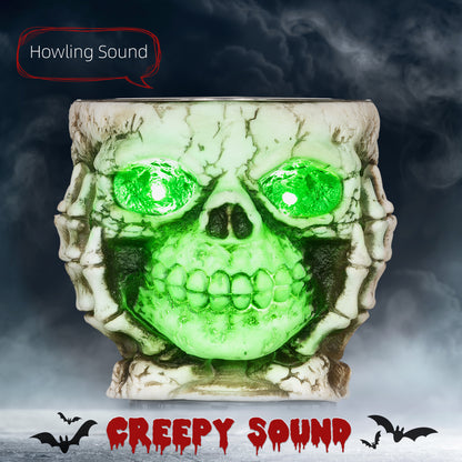 Skeleton Candy Bowl Outdoor Halloween Decoration for Party