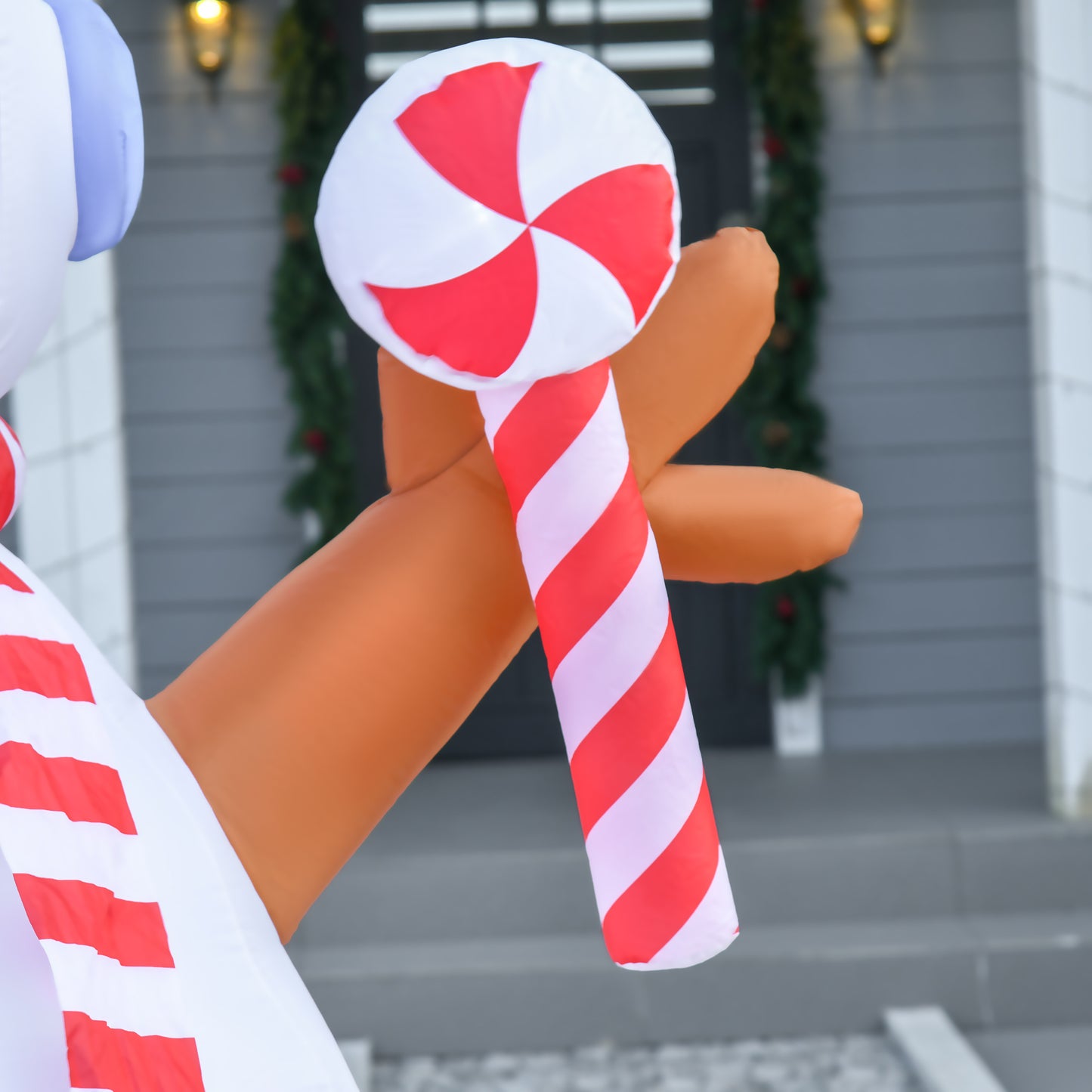 Christmas Inflatable Snowman, Rotating Lighted Indoor Outdoor  Decoration