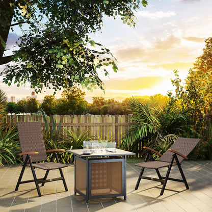 Outdoor Folding Dining Chair, Dining Chair, Brown