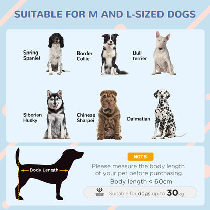 Dog Kennel for Outside, for M and L Dogs, 101 x 88 x 99cm, Grey