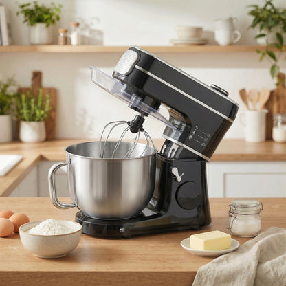 6L 1400W Stand Mixer with 11 Speeds & Fermentation Function, Black