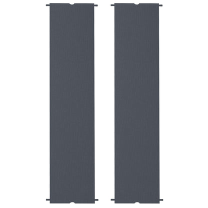 2 Pcs UV Protection Pergola Replacement Canopy, Pergola Shade Cover, Easy to Install, for 3 x 3(m) Pergola, Grey