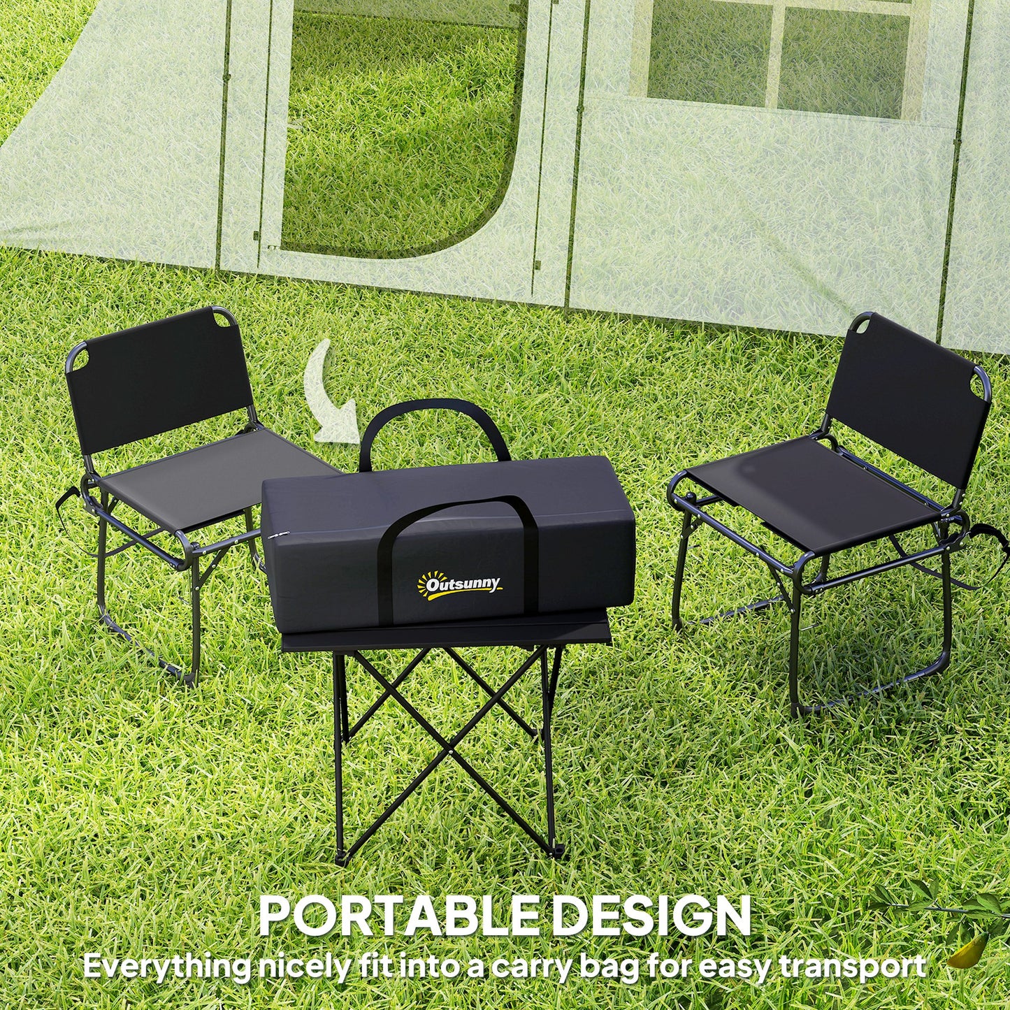 3-4 Man Tunnel Tent with Sewn in Floor, 3000mm Waterproof, Khaki