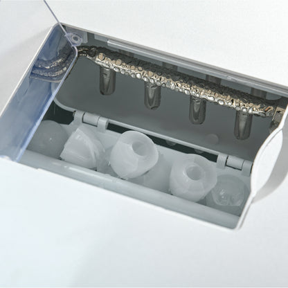 Ice Maker Machine and Water Dispenser No Plumbing Required Silver