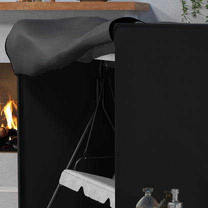 Garden Furniture Protector Patio Swing Chair Cover Black