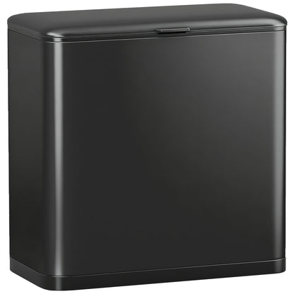 8L Hanging Kitchen Bin, Rubbish bin w/ Stay-Open Lid for Under Sink
