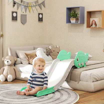 Kids Sofa Slide with 130cm Extended Length, Toddler Slide for Sofa, Bed, Stairs, Easy Assemble & Storage, Green