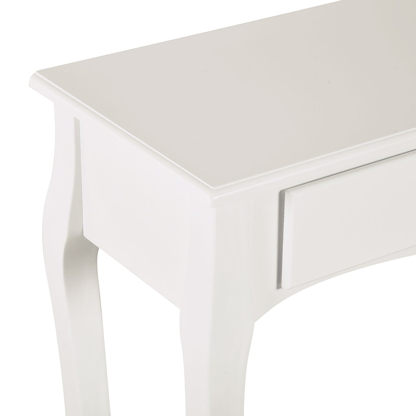 Console Table Sofa Side Desk with Storage Shelves Drawers for Entryway