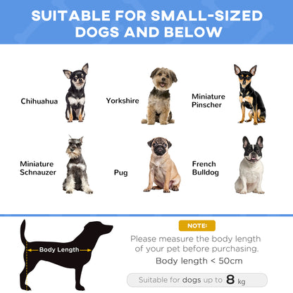 Raised Dog Bed Modern Pet Sofa, for Small Dogs W/ Cuhsion - Black
