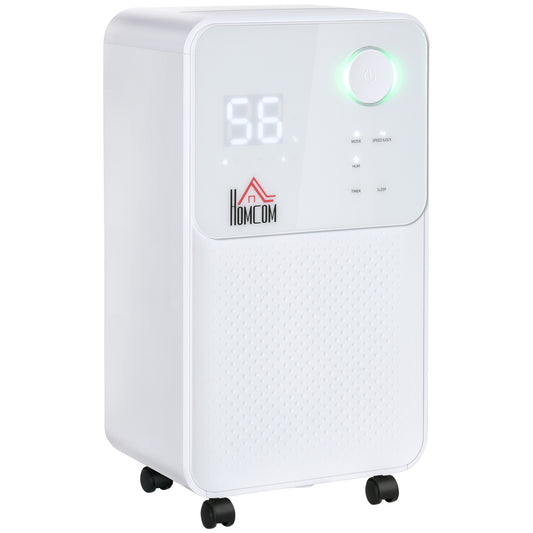 2L Portable Quiet Dehumidifier, 12L/Day Electric Air De-Humidifier