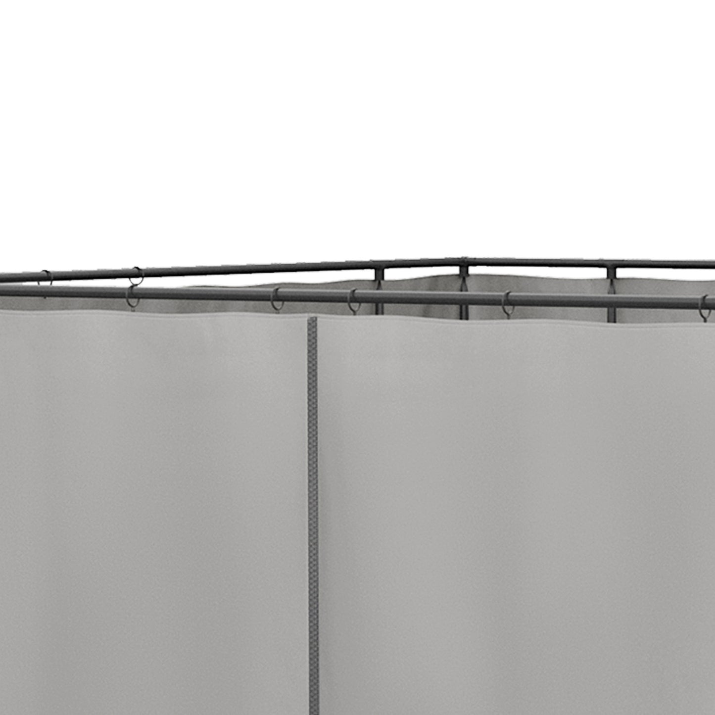 3 x 3(m) Universal Gazebo Replacement Sidewall Set, 4 Panels, Grey