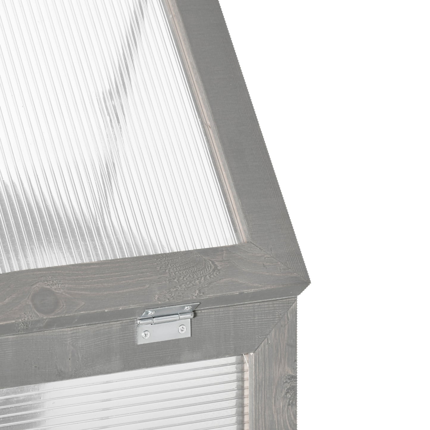 3-tier Wood Greenhouse Plant Storage Shelf Garden Cold Frame Grow House
