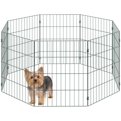 8 Panel Pet Pen, Dog Playpen for Puppies, 60 cm Height
