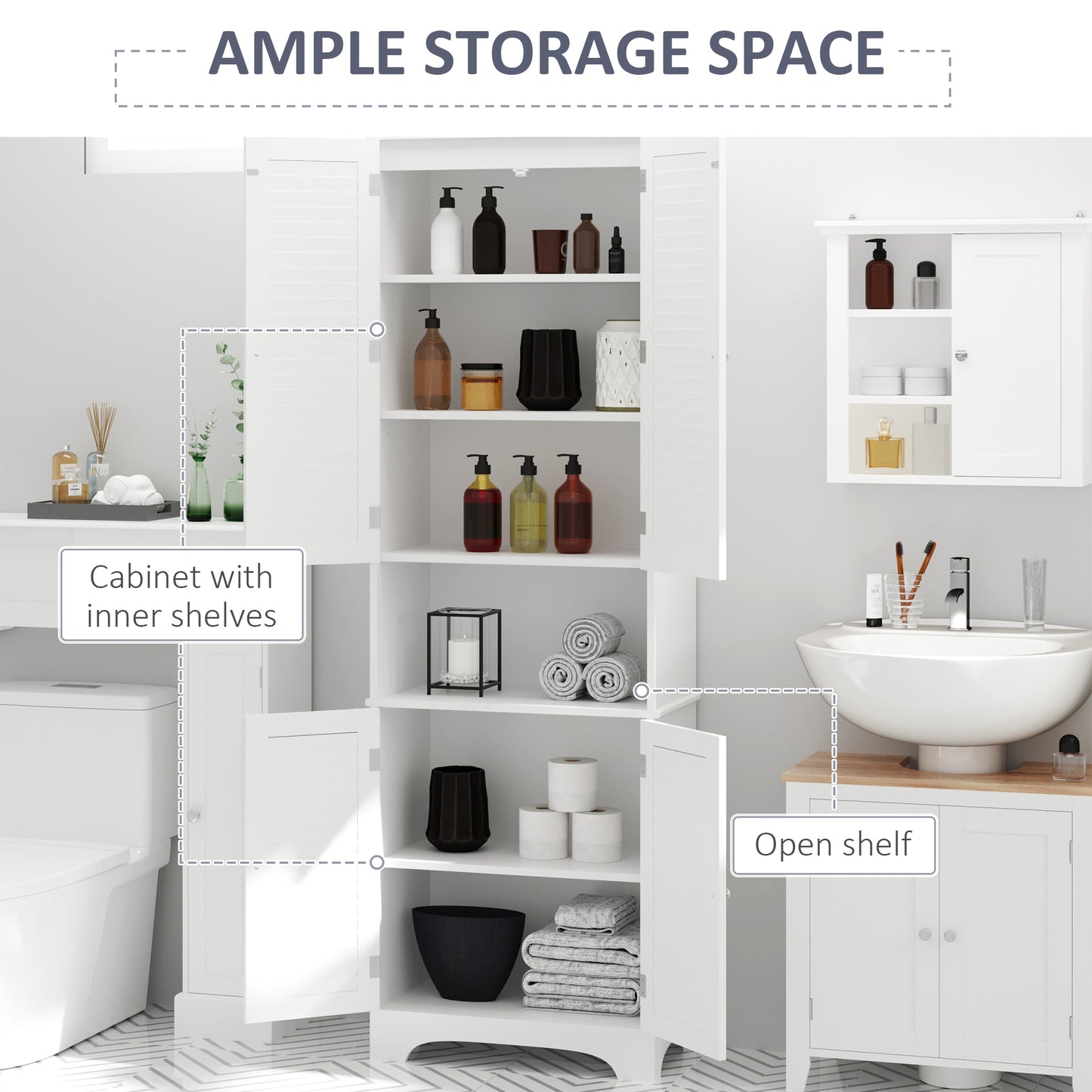 Bathroom Floor Cabinet