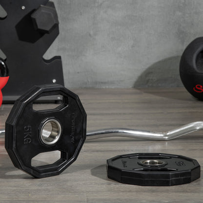 Olympic Weight Plates Set with 2"/5cm Holes for Home Gym, 2 x 5kg